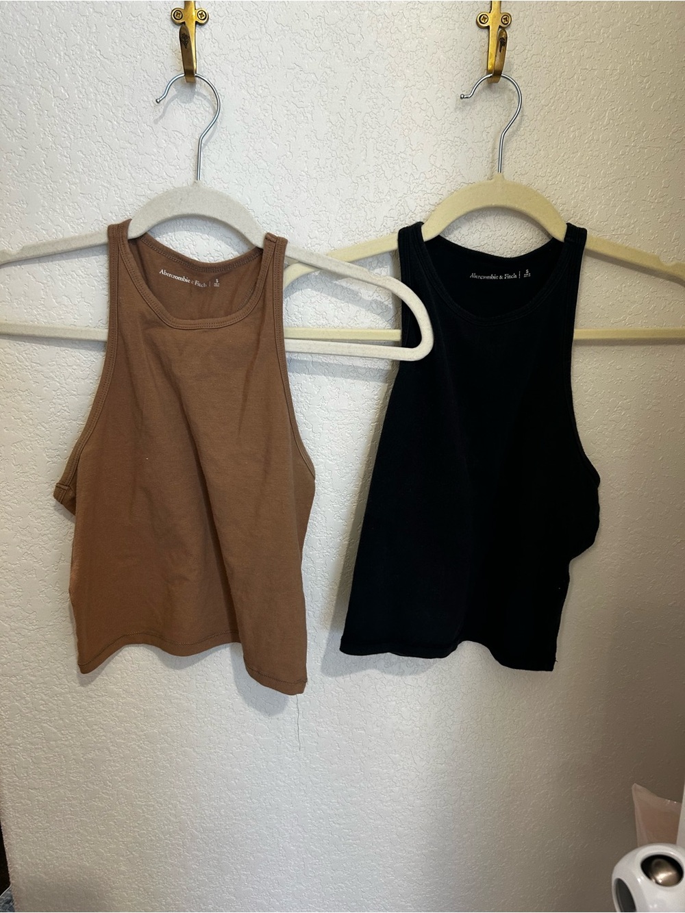 Bundle of 3 Abercrombie & Fitch Tank Tops - Black and Brown